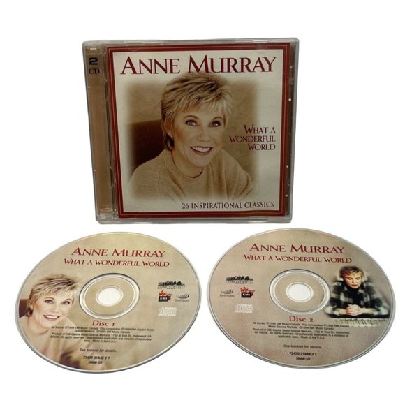 Anne Murray What a Wonderful World 2 CD 26 Inspirational Classics 1999 - Picture 1 of 4